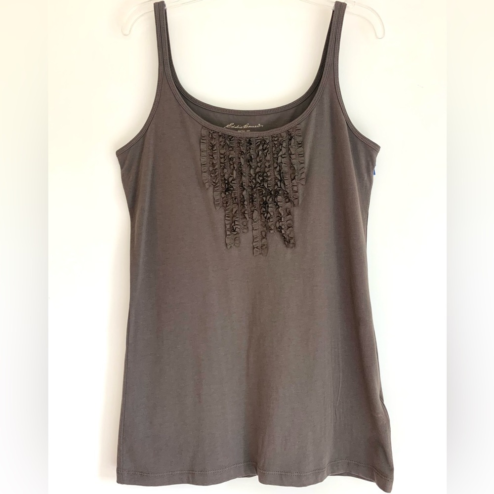 Eddie Bauer Knit Camile/ ruffle. NWT. Size Medium